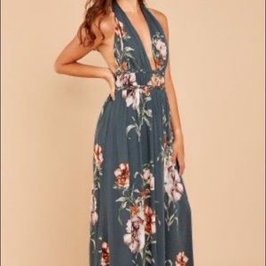 Floral Print Maxi Dress